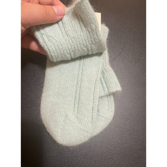 NWT Falke Women's PEPPERMINT GREEN Bed Socks Size 8-10.5 GERMANY - Picture 4 of 5